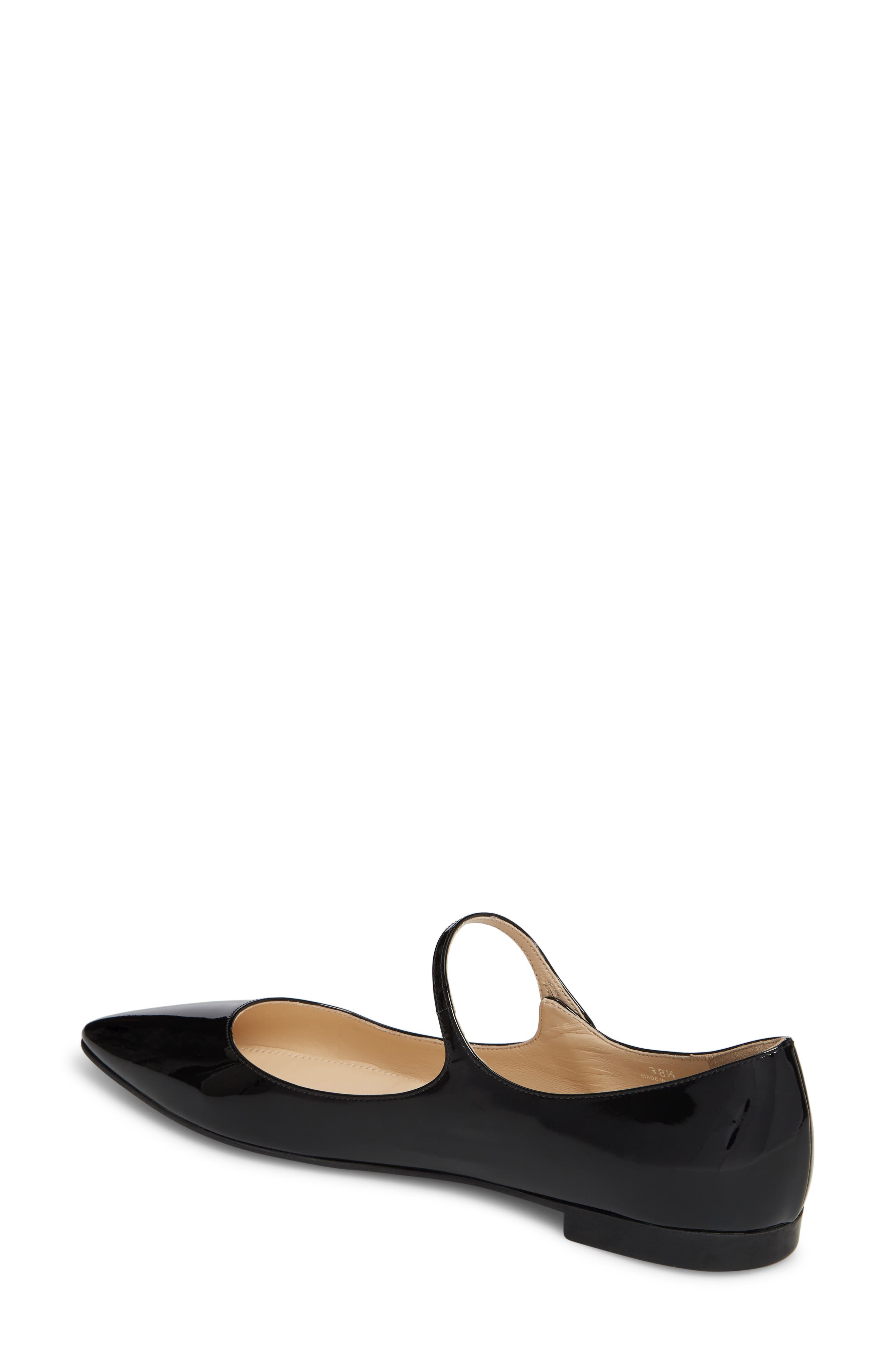 Prada Pointy Toe Mary Jane Flat, Alternate, color, 