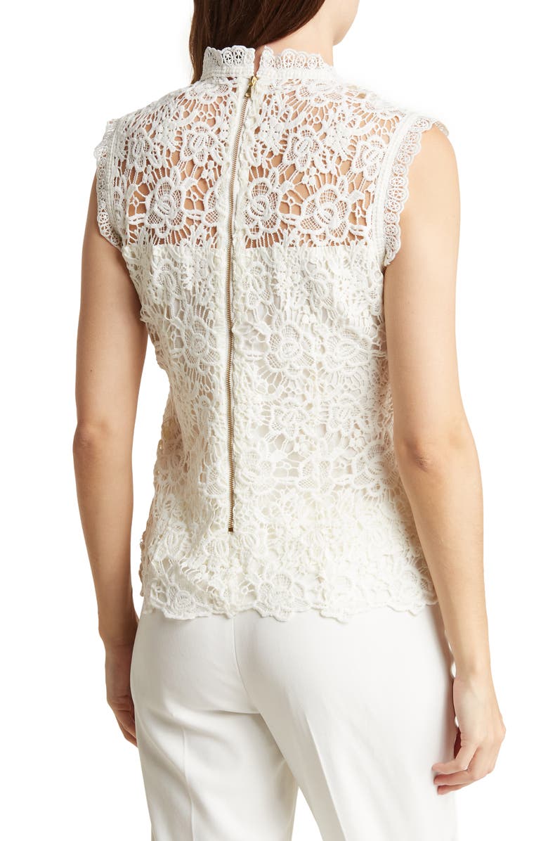 Nanette Lepore Lace Sleeveless Top, Alternate, color,
