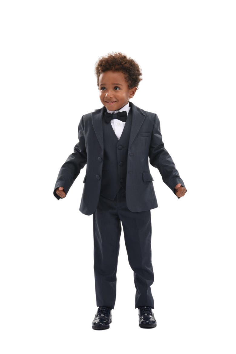 Peak Lapel Tuxedo, Alternate, color, Steel Blue
