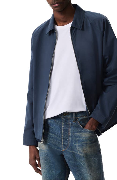 Rag & Bone Chester Cotton Blend Jacket In Ink Blue