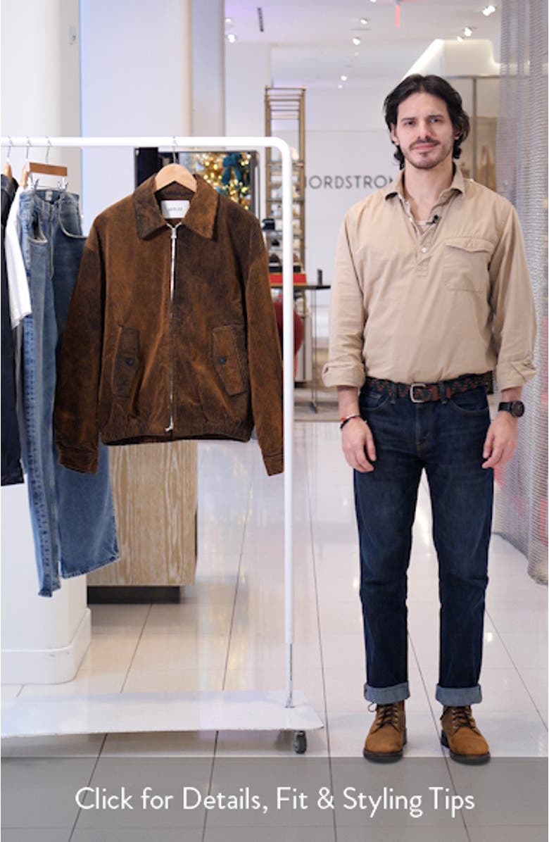 Torres Corduroy Bomber Jacket, sales video thumbnail
