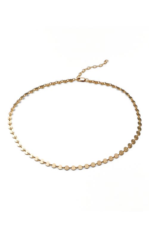 Made By Mary Poppy Choker Necklace In Yellow