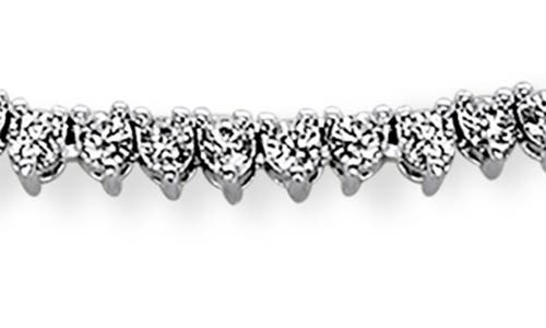 Shop V.bellan Joey Tennis Necklace In Silver