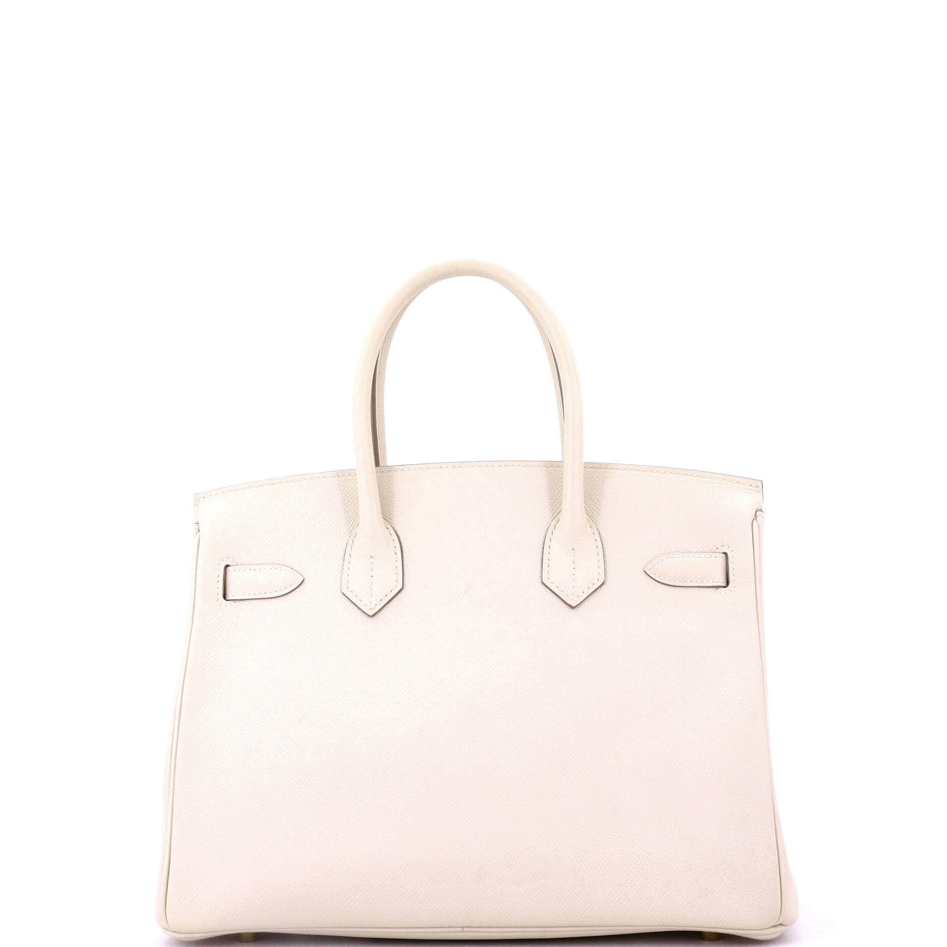 Pre-Owned Hermes Birkin Handbag Light Epsom with Gold Hardware 30, Alternate, color, Nata