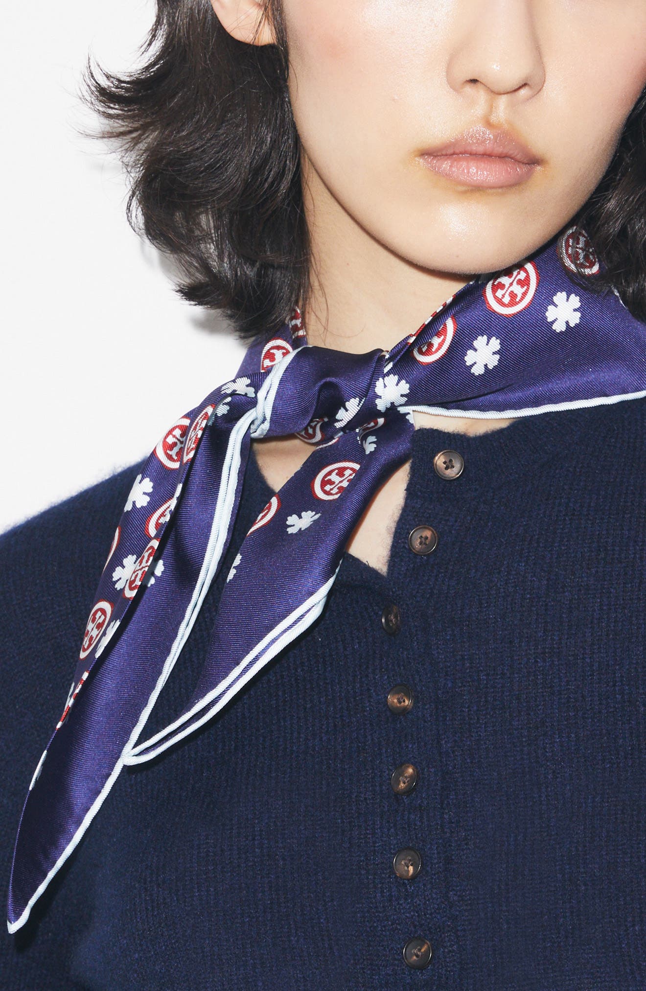 selected NAVY FLORAL MONOGRAM