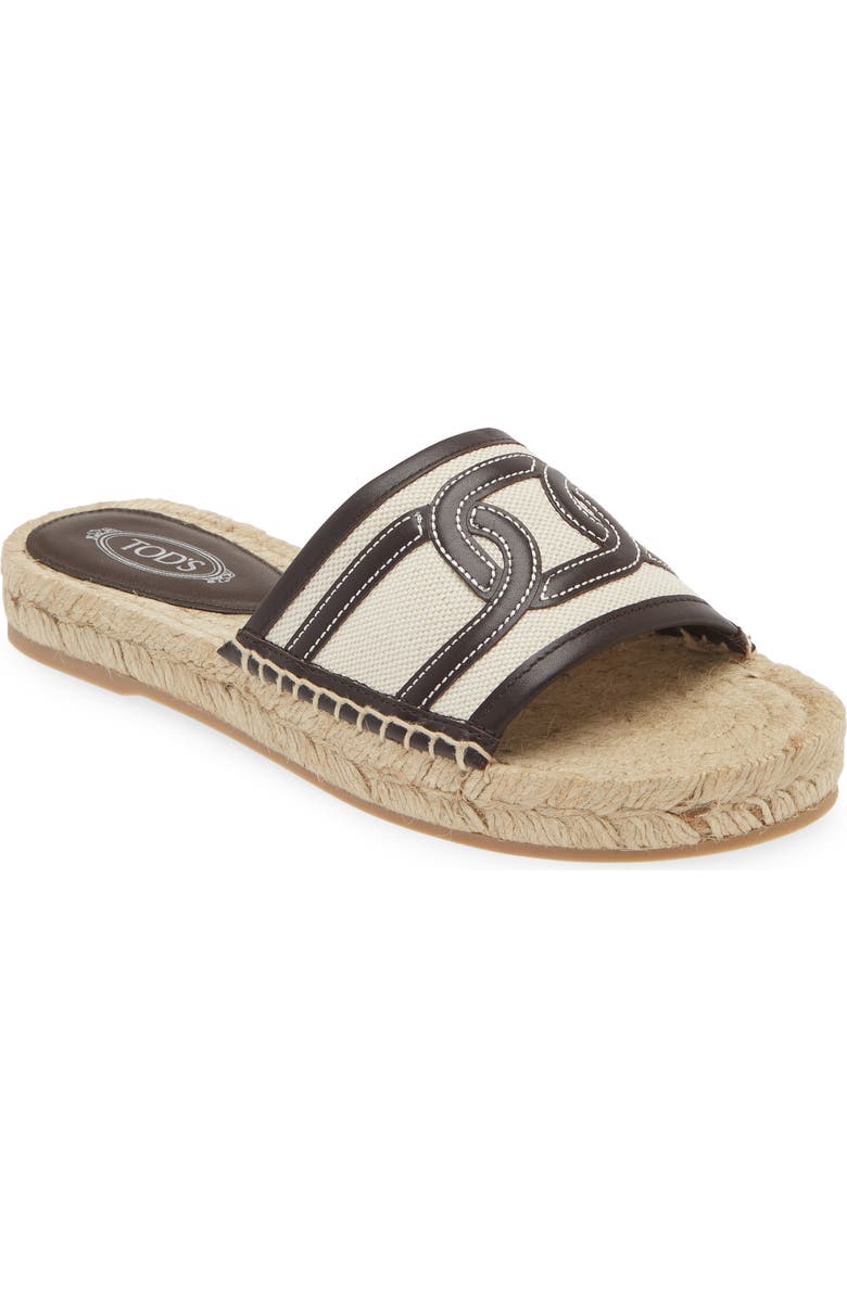 Tod's Chain Motif Sandal, Main, color,