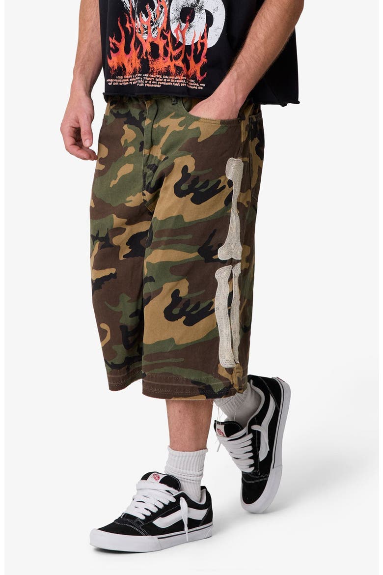 Ultrabaggy Bone Shorts, Alternate, color, CAMO