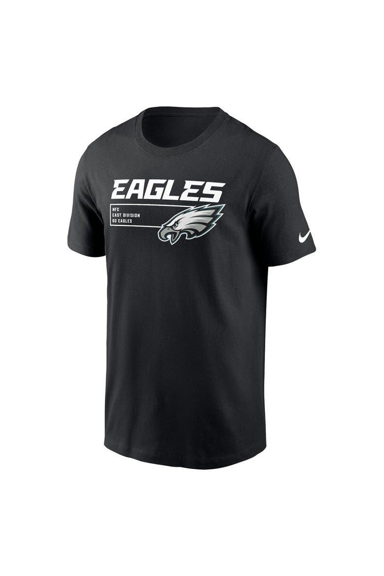 Men's Nike Black Philadelphia Eagles Division Essential T-Shirt, Alternate, color, Black