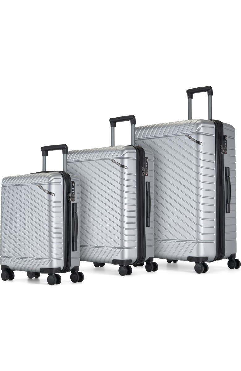 bugatti Oslo 3 Piece Hardside Luggage Set with Expansion, Main, color,