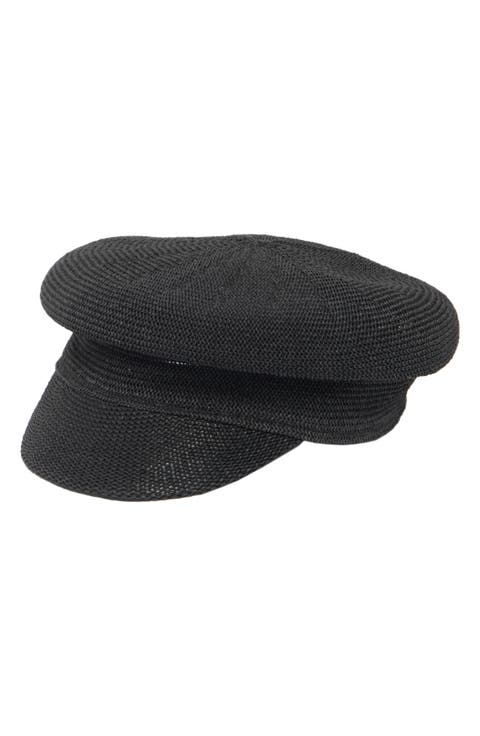 Straw Cabbie Driving Cap