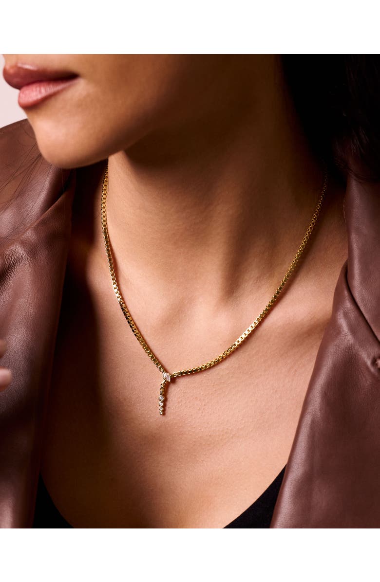 Electric Picks Cleopatra Serpent Necklace, Alternate, color, Gold