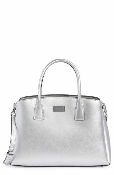 Kate Spade New York serena metallic top handle bag