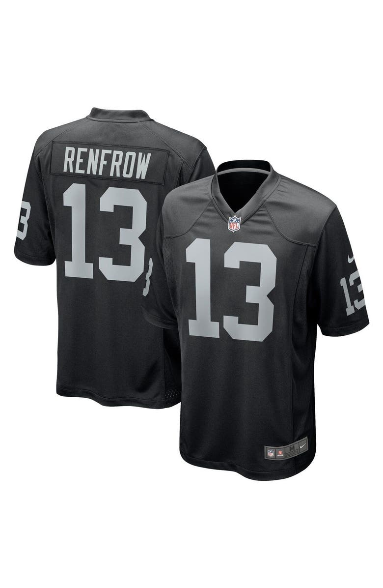 Nike Men's Nike Hunter Renfrow Black Las Vegas Raiders Game Player Jersey, Alternate, color, 