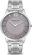 Kenneth Cole New York Three Hand Quartz Bracelet Watch, 44mm