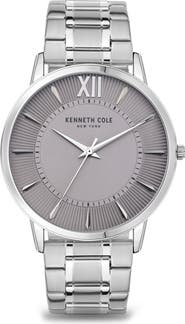 Kenneth Cole New York Three Hand Quartz Bracelet Watch, 44mm
