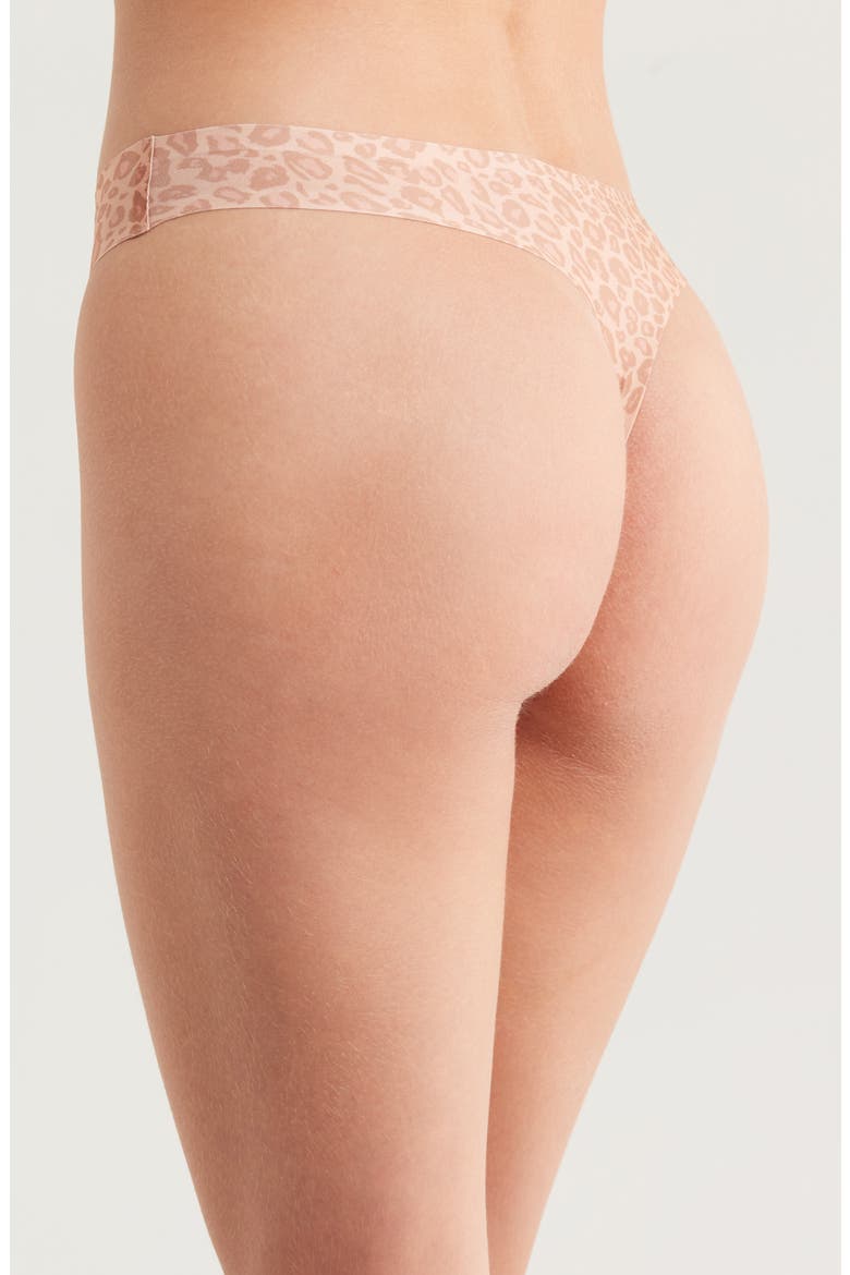 Soft Stretch Thong, Alternate, color, LEOPARD PRINTDNU