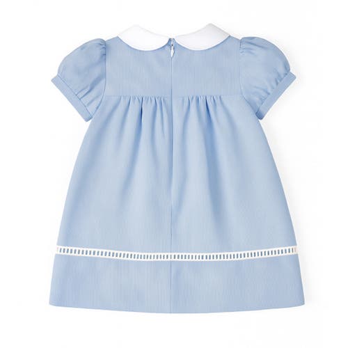 Florence Eiseman Pincord Dress With Flowers In Blue