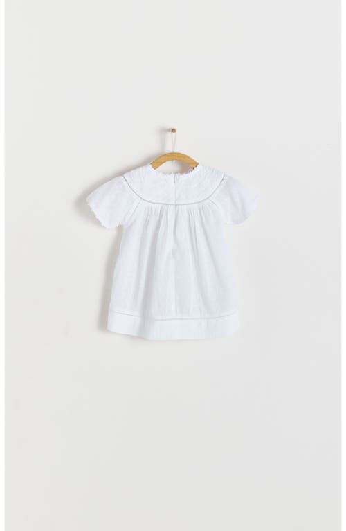 Babycottons Bauti Dress For Infant In White