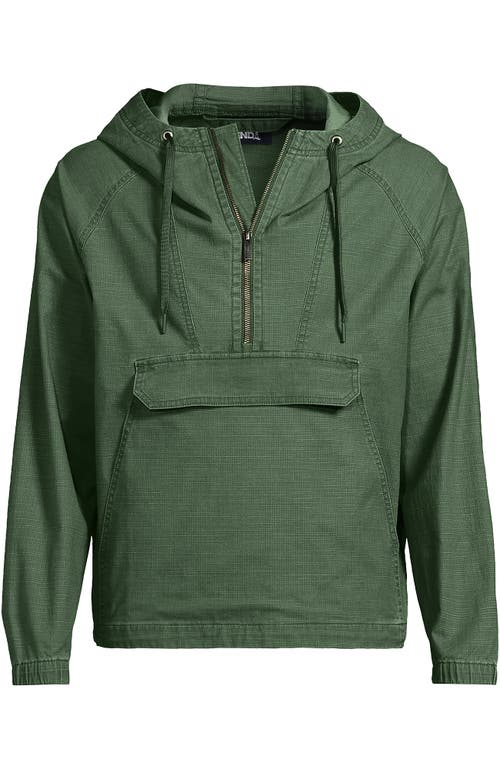 Lands' End Ripstop Anorak In Green