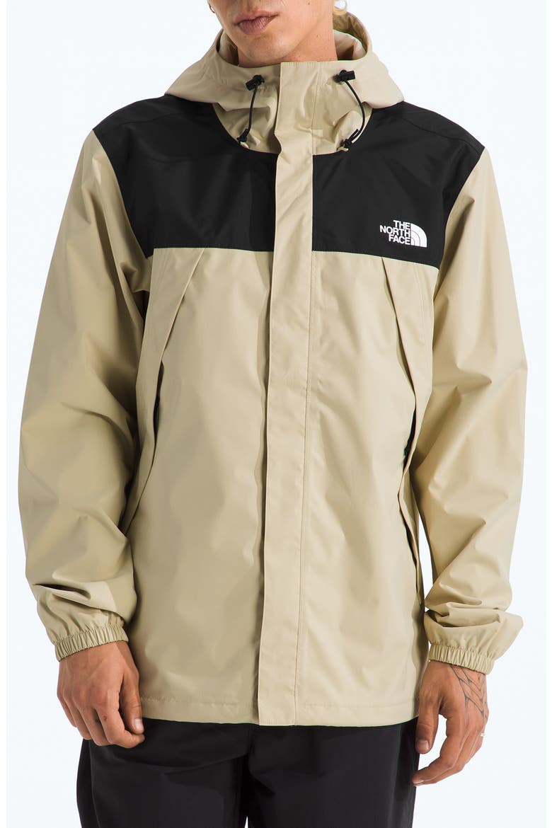 Antora Waterproof Jacket, Main, color, DESERT STONE/ TNF BLACK