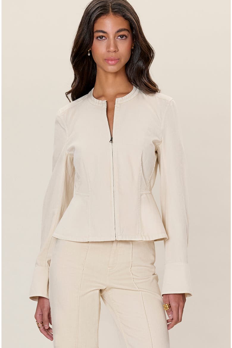 Remi Garment Dyed Jacket, Main, color, Ecru
