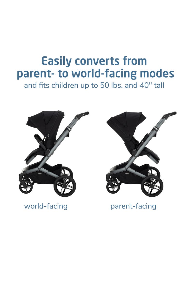 Fame™ Modular Stroller, Alternate, color, TWILLIC BLACK