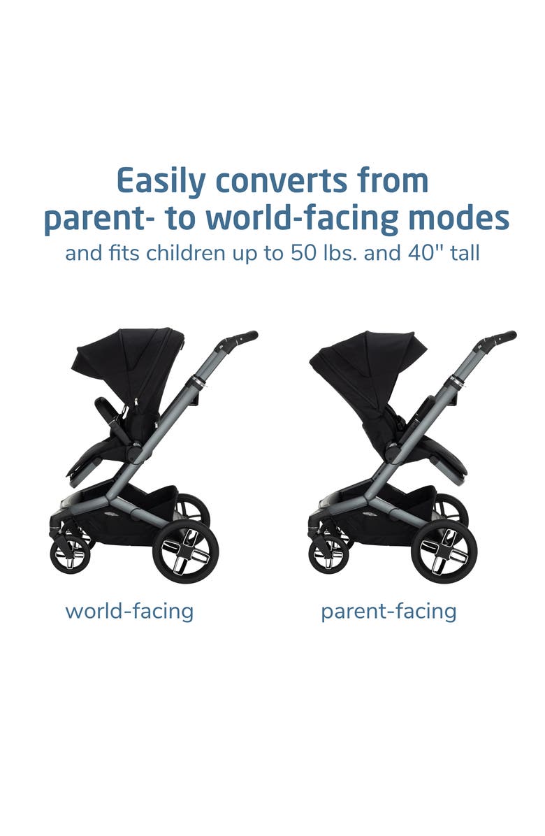 Maxi-Cosi<sup>®</sup> Fame<sup>™</sup> Modular Stroller, Alternate, color, Twillic Black