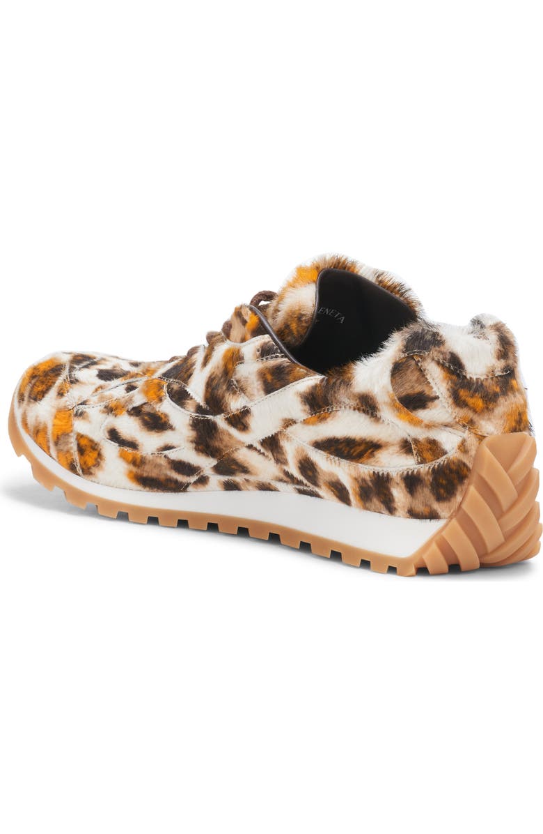 Bottega Veneta Orbit Angora Goat Hair Sneaker, Alternate, color, 2729 Jaguar