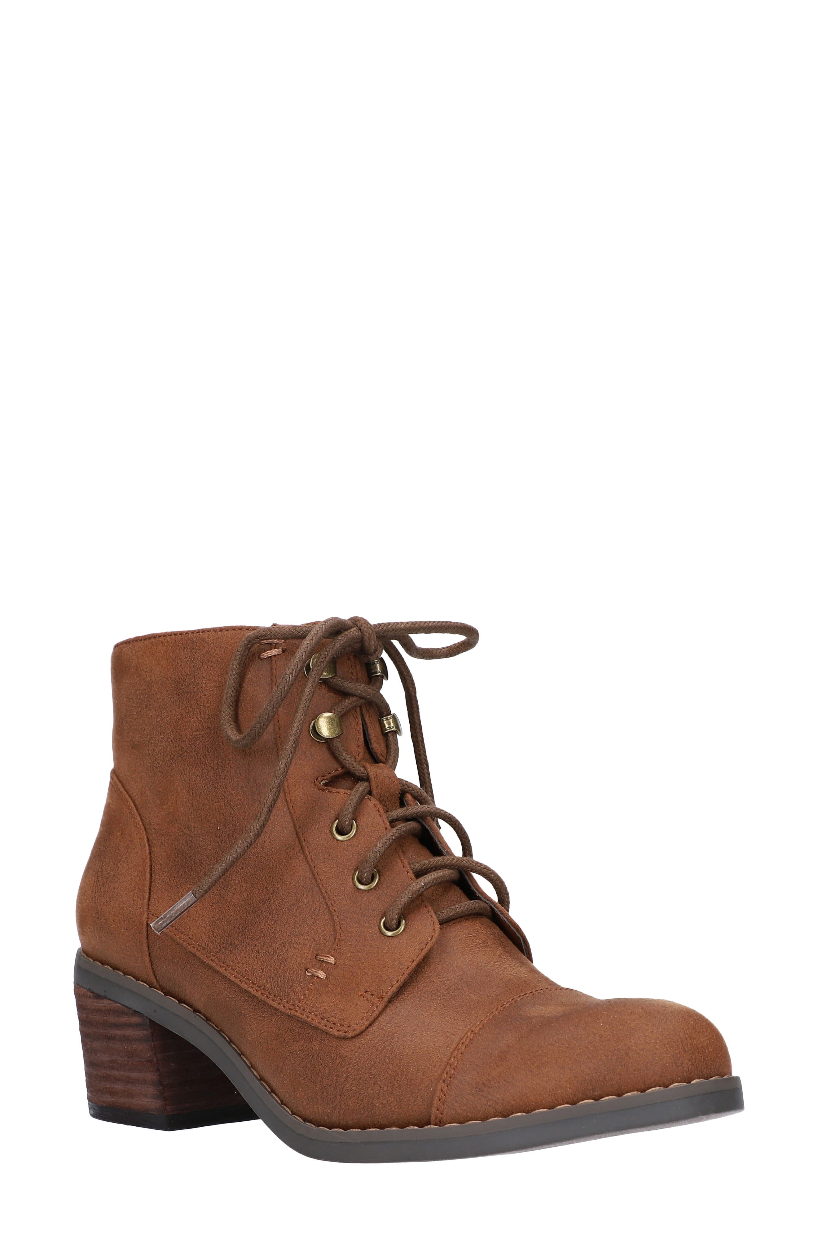 Sarina Lace-Up Boot, Main, color, TAN MATTE