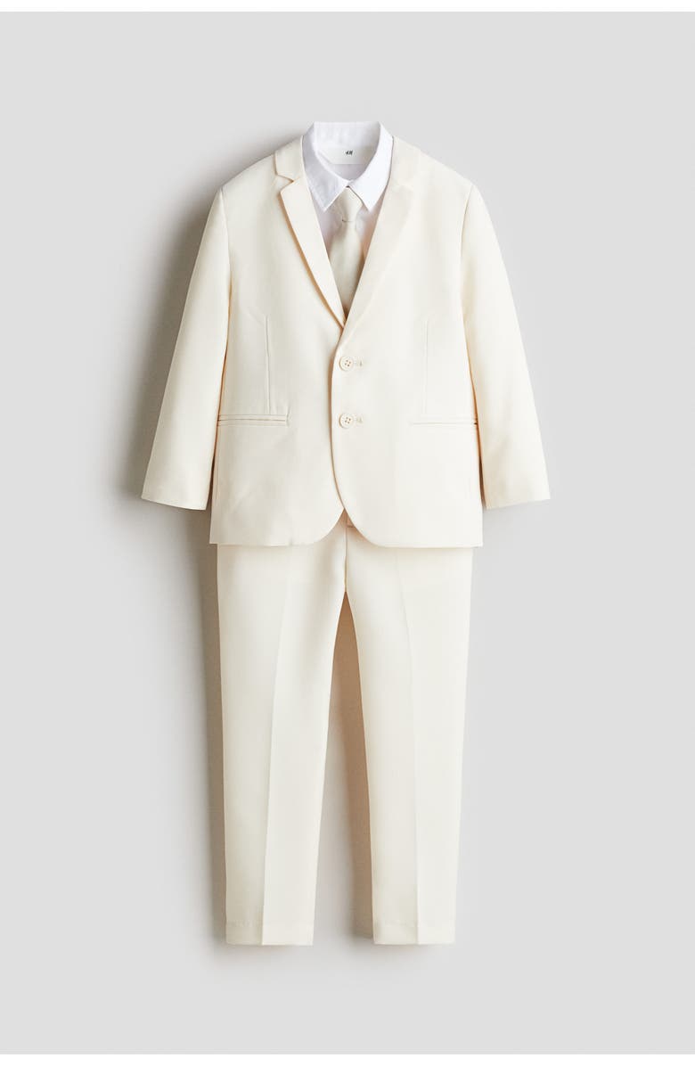 H&M 4-piece suit set, Alternate, color, Light Beige