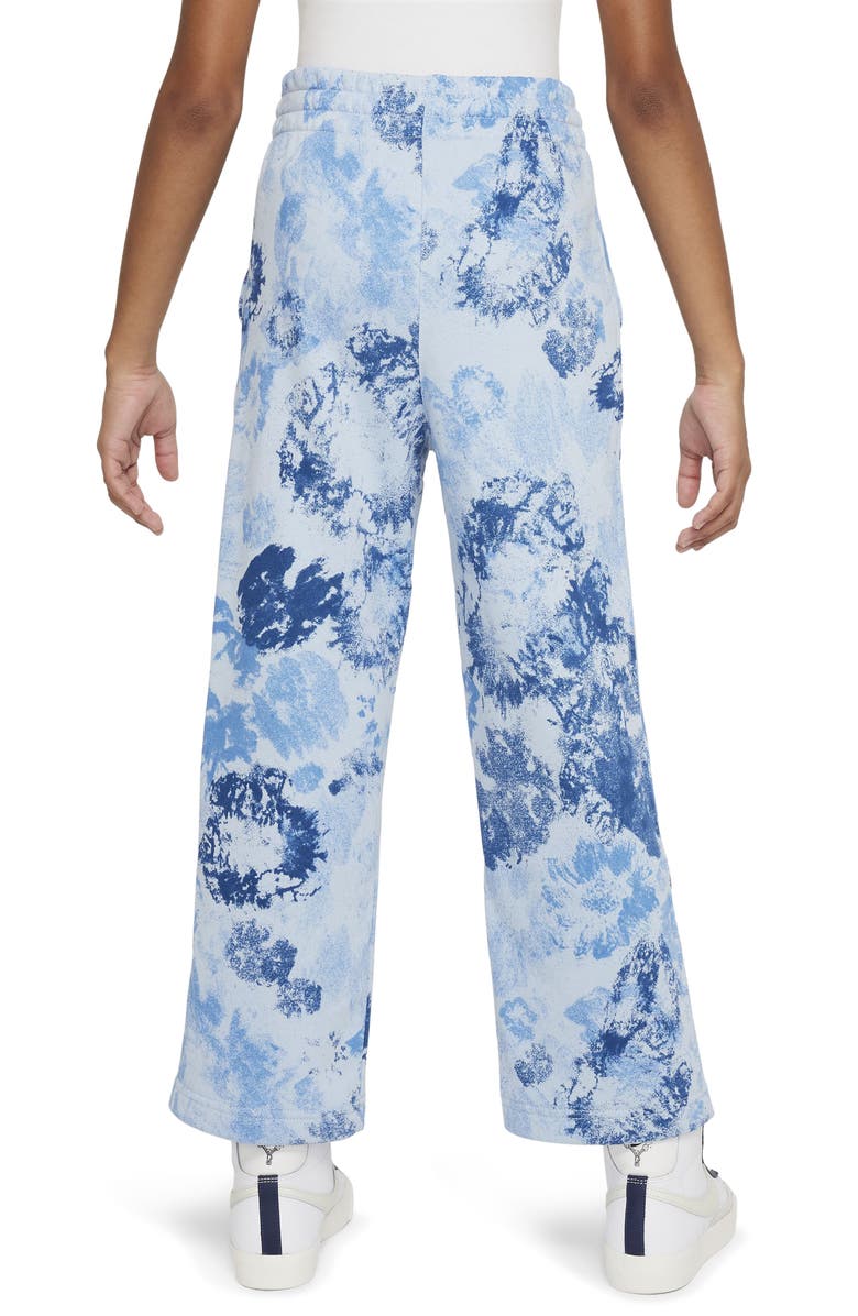 Nike Kids' Club French Terry Wide Leg Pants, Alternate, color,