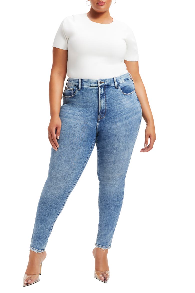 Good Legs High Waist Jeans, Alternate, color, INDIGO205
