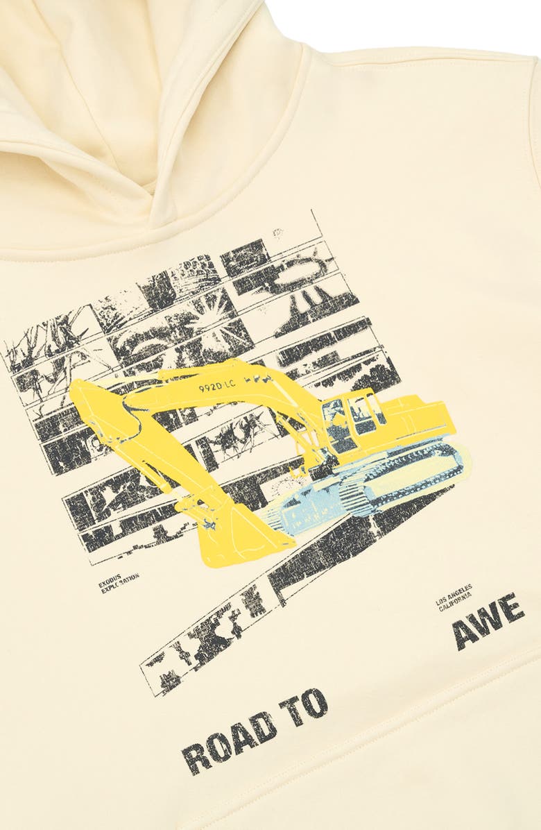 RtA Jordan Raw Sand Digger Oversize Graphic Hoodie, Alternate, color, 