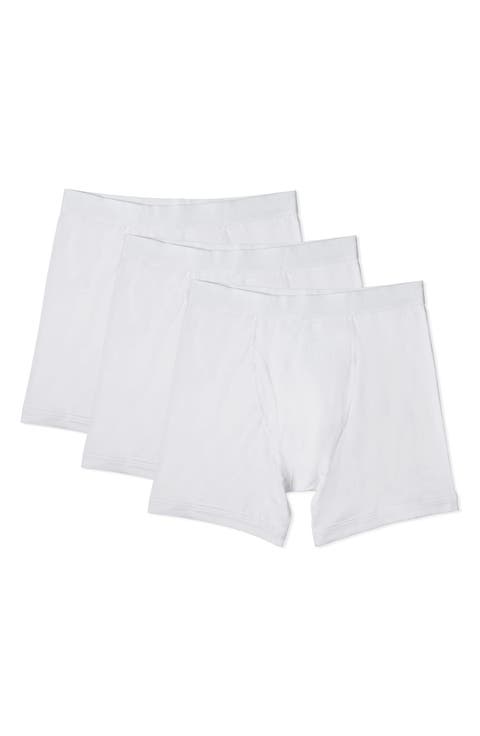 Assorted 3-Pack Cool Stretch Cotton Boxer Briefs