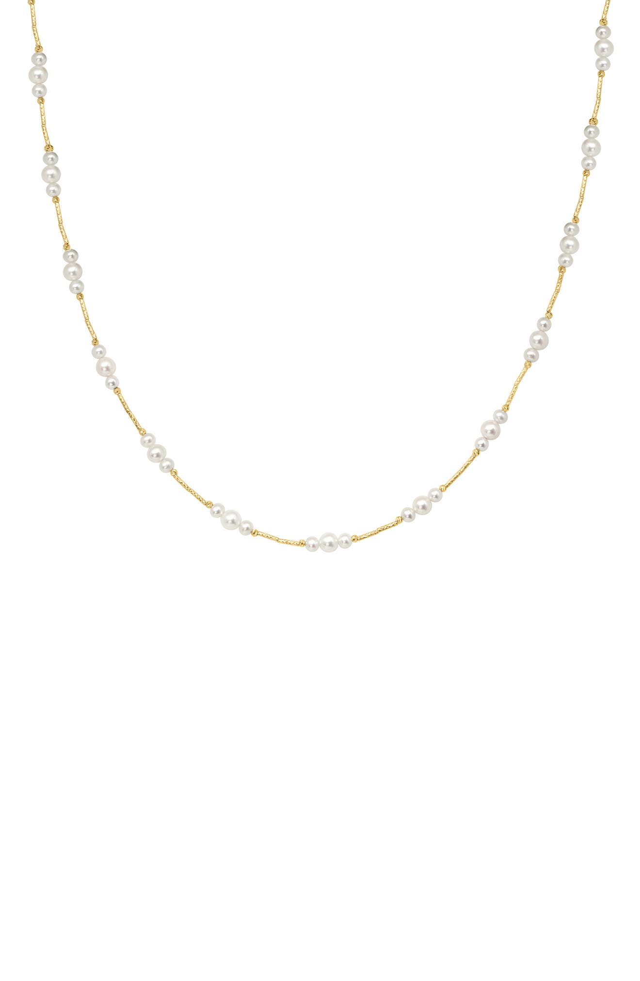 EFFY 14K Gold 3-5mm Freshwater Pearl Necklace