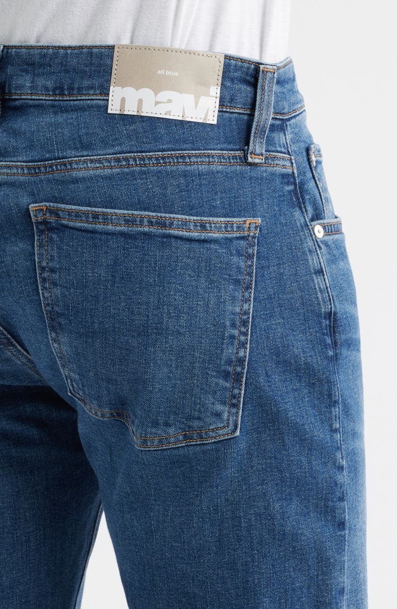 Mavi Jeans Marcus Slim Straight Leg Jeans, Alternate, color, Dark Brushed Classic Blue