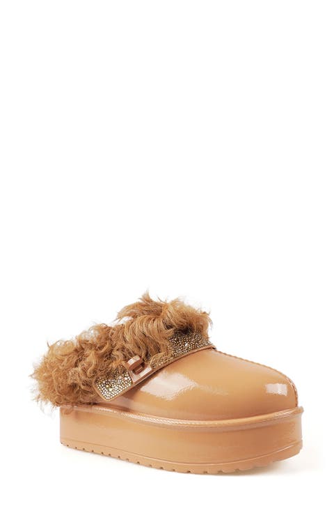 Sheridan Faux Fur Platform Slipper (Women)