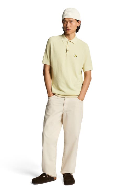 Linen Blend Knitted Polo