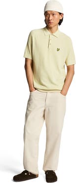 Lyle & Scott Linen Blend Knitted Polo
