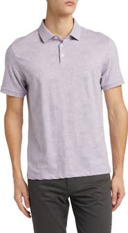 Robert Barakett Twain Medallion Print Polo
