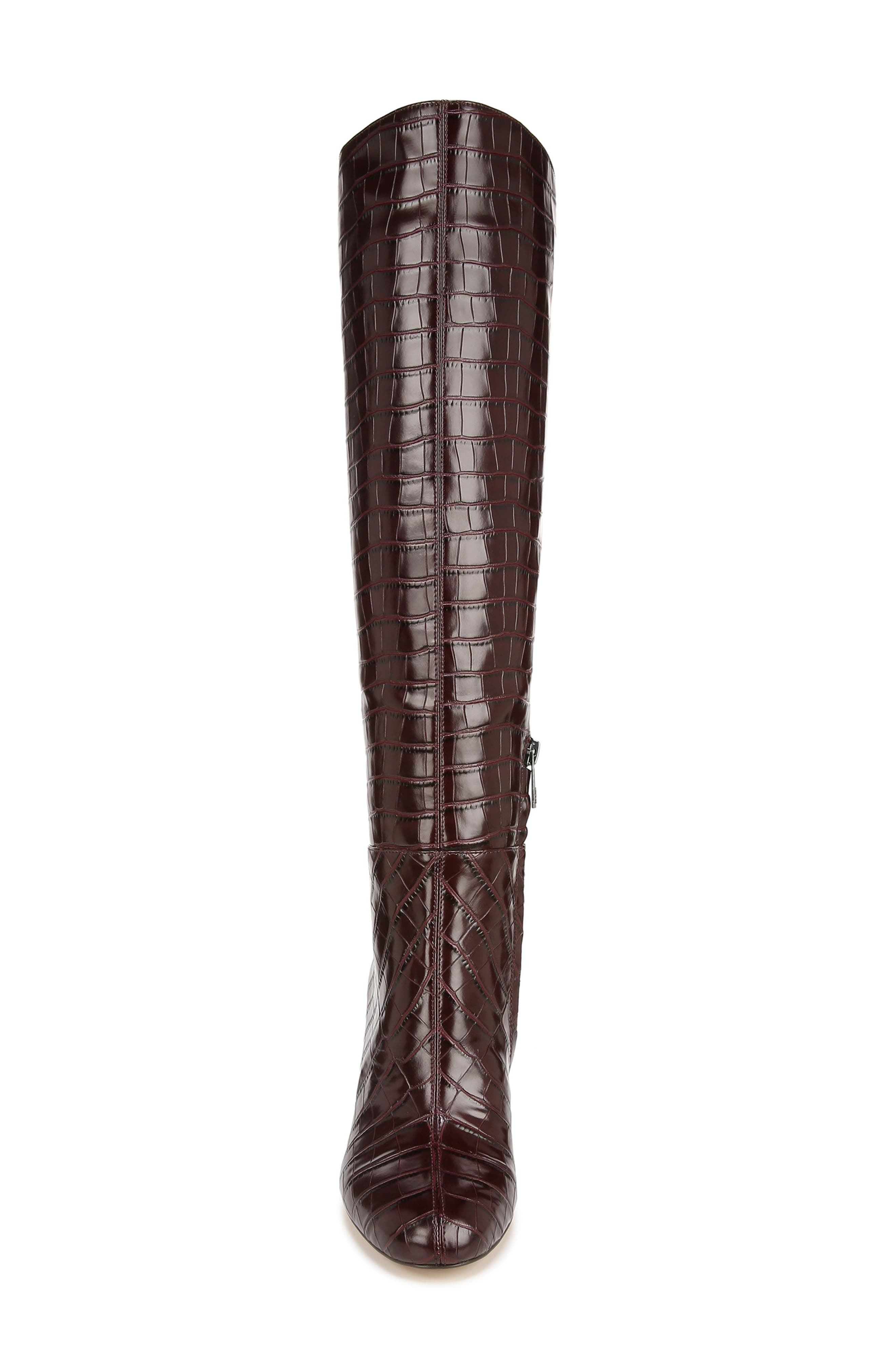 Shauna Knee High Boot, Alternate, color, PORT WINE