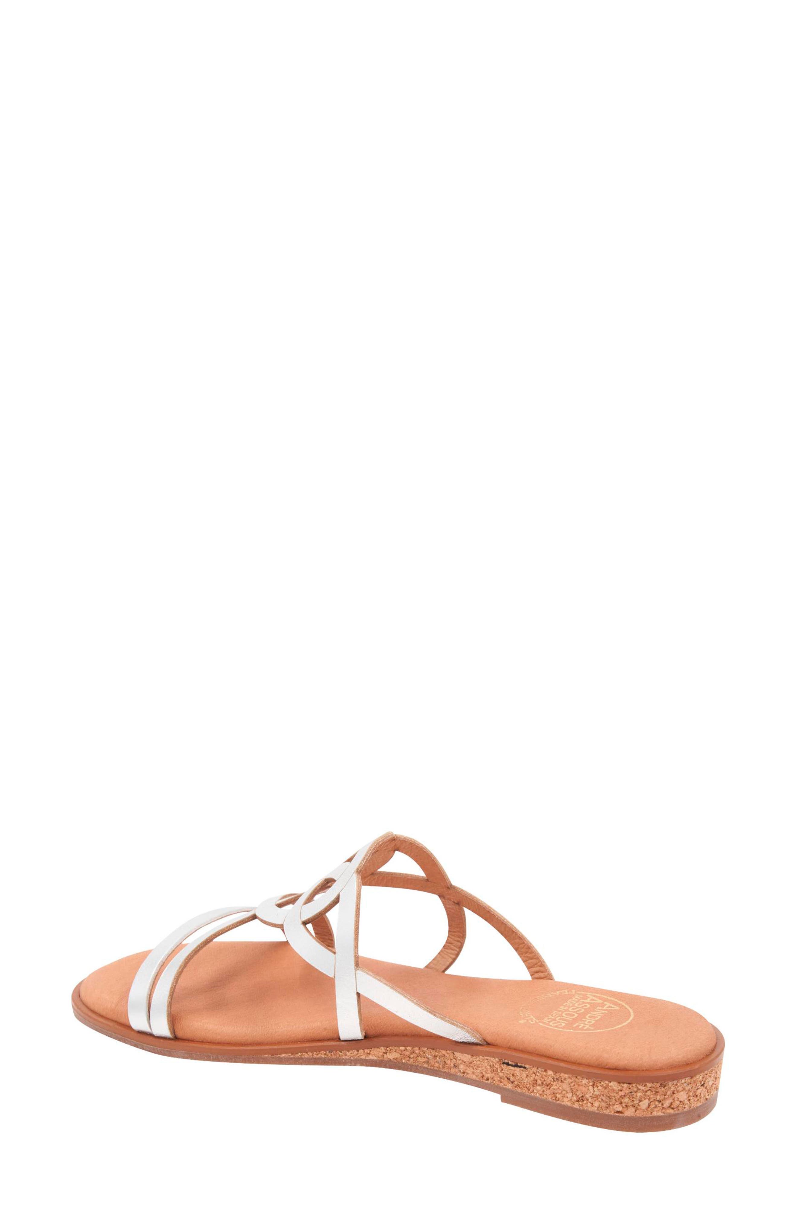 André Assous Glory Strappy Sandal, Alternate, color, Silver