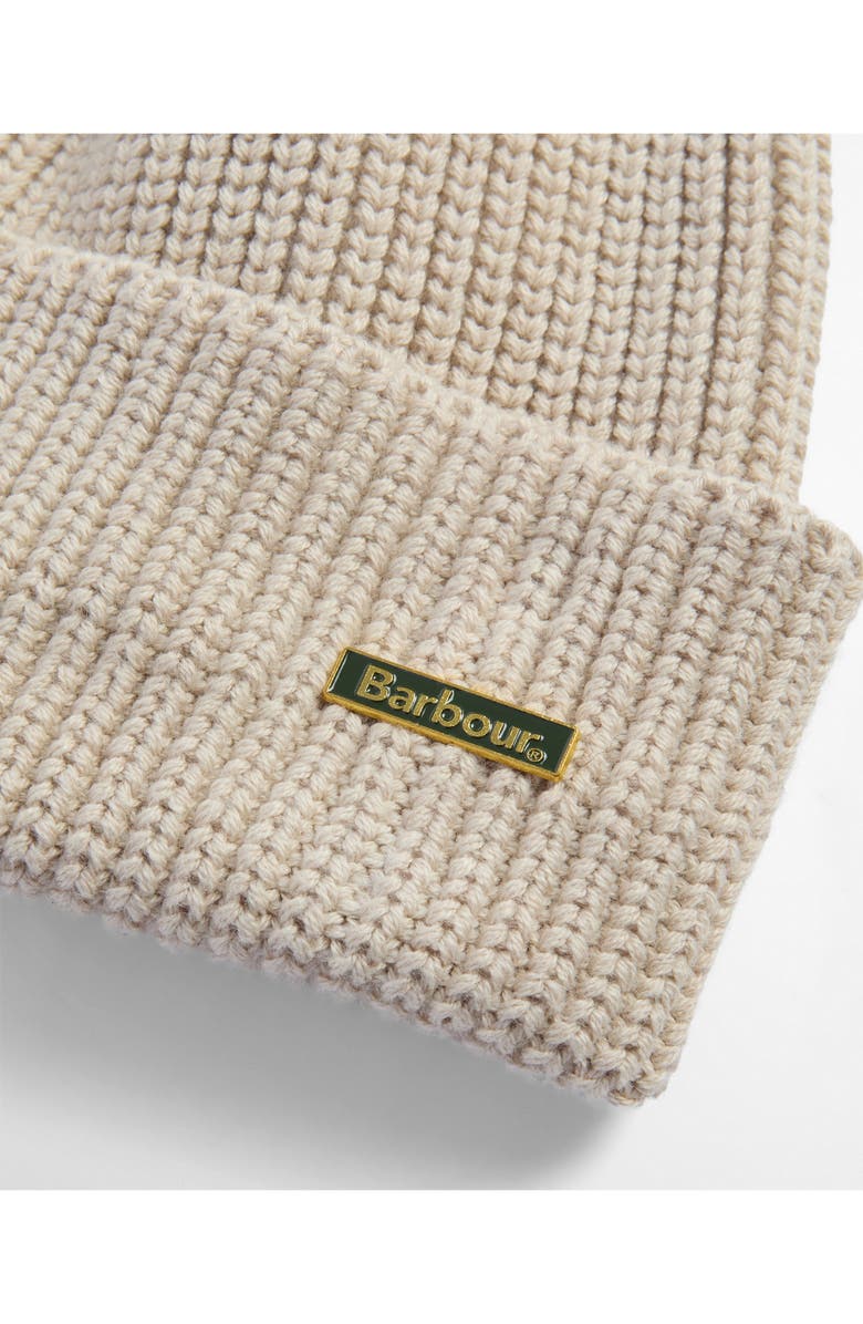 Barbour Mosely Cotton & Wool Blend Beanie, Alternate, color, Mist