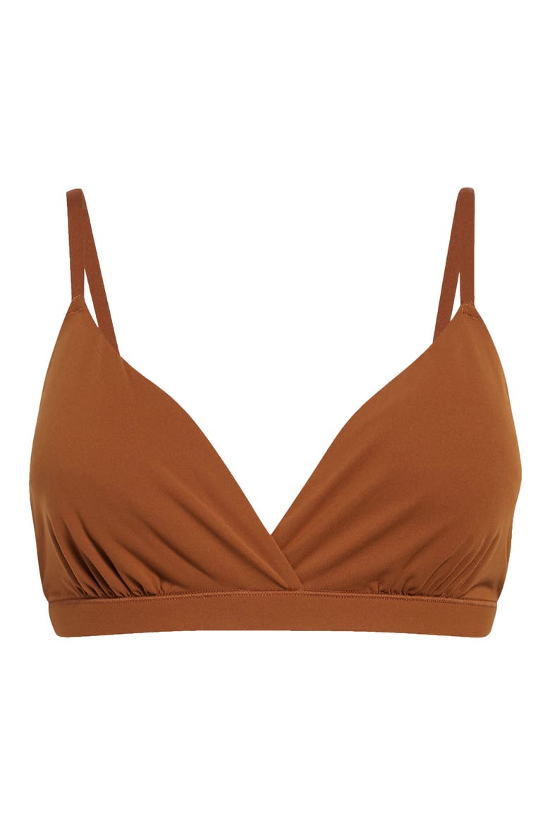 Fits Everybody Crossover Bralette, Main, color, COPPER