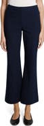 Theory Pintuck Cotton Blend Kick Flare Pants