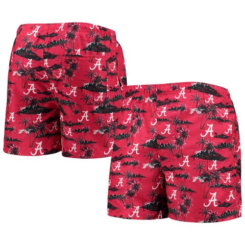 Men's FOCO Crimson Alabama Crimson Tide Island Palm Swim Trunks