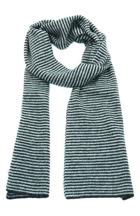 Ministripe Rib Scarf