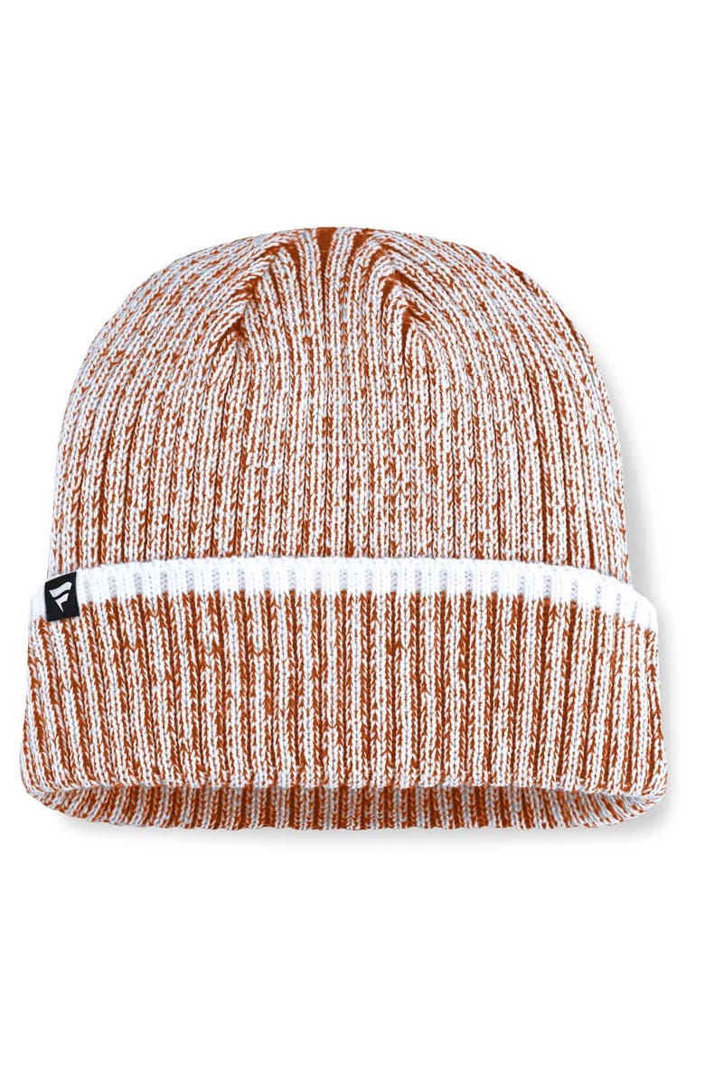 FANATICS Men's Fanatics  Texas Orange/White Texas Longhorns Haze Cuffed Knit Hat, Alternate, color, Burnt Orange