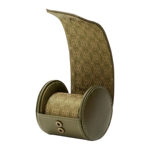 Wolf Earth Single Watch Roll In Olive