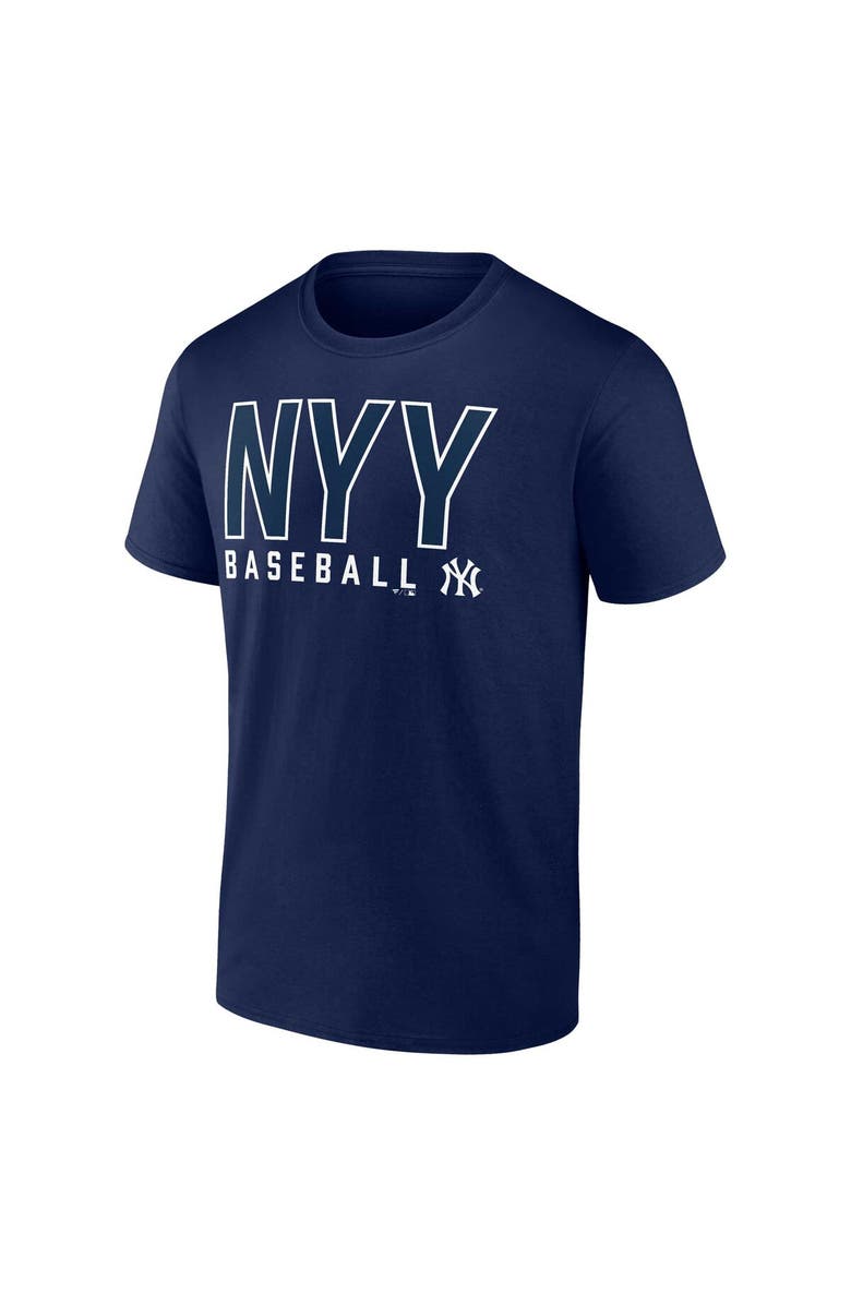 FANATICS Men's Fanatics Branded Navy/White New York Yankees Two-Pack Combo T-Shirt Set, Alternate, color, 